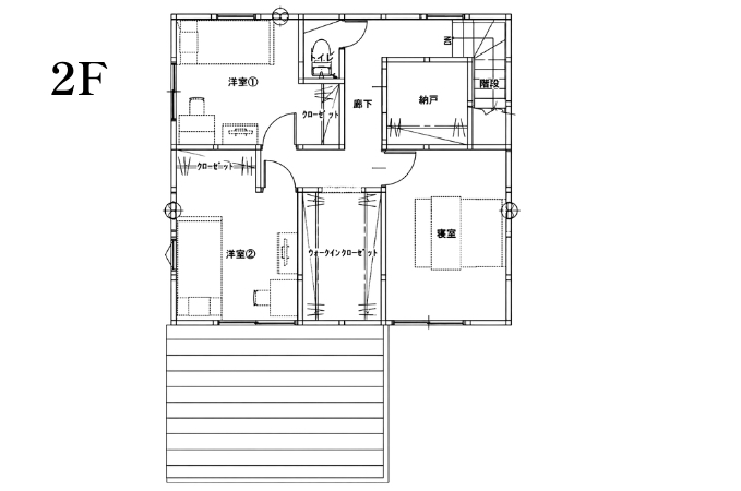 【伊予市下吾川】 ◆31坪3LDK・小上がり和室 × 家事ラク動線◆の間取り図