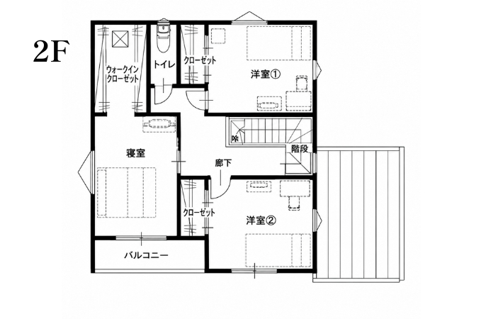 【西条市大町】 ◆32坪 3LDK・広い収納×家事ラク動線◆の間取り図