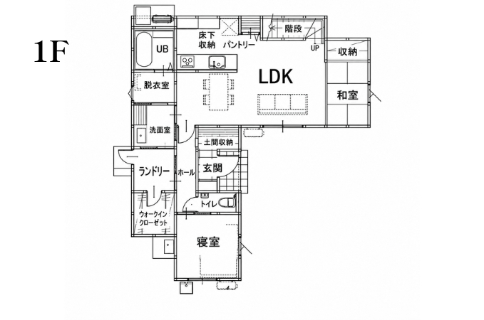 【伊予郡松前町】 ◆30坪 3LDK・コンパクト×回遊導線◆の間取り図