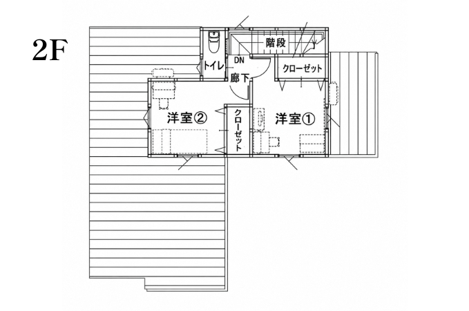 【伊予郡松前町】 ◆30坪 3LDK・コンパクト×回遊導線◆の間取り図