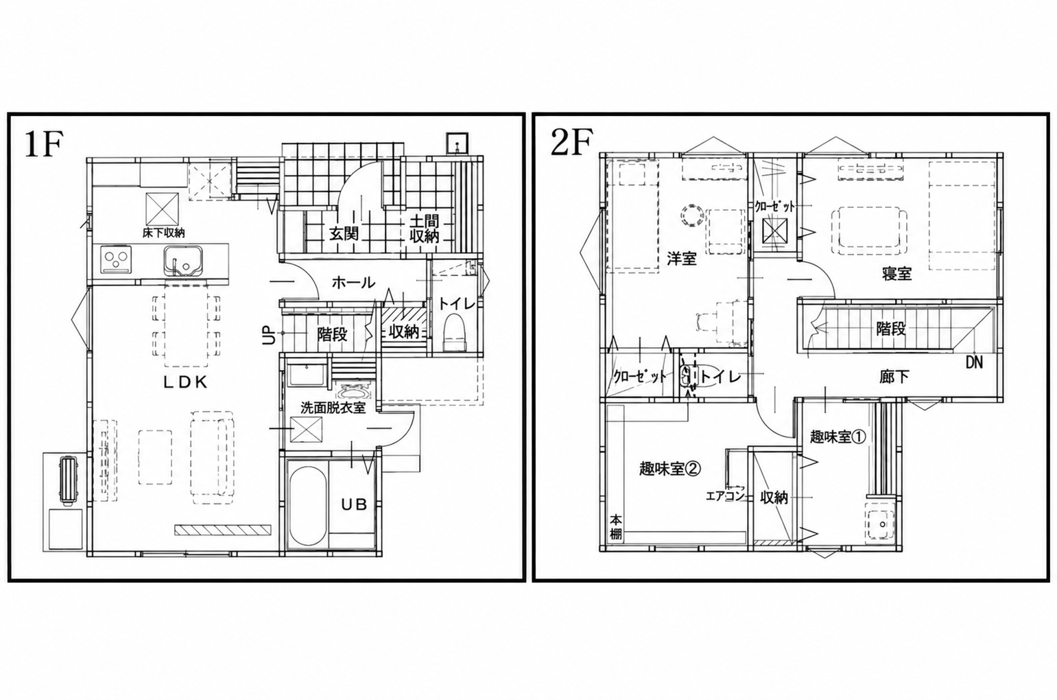 【今治市中日吉町】 ◆28坪3LDK・趣味部屋×回遊動線◆の間取り図