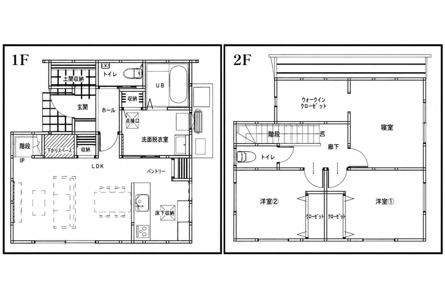 【松山市星岡】 ◆32坪 3LDK・家事ラク動線×吹抜けリビング◆の間取り図